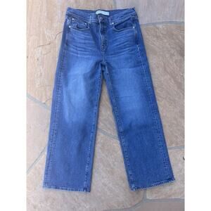 AYR Women's Wide-Leg Jeans in Medium Blue